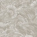 Khroma|Wallpaper with beige leaf prints evoking the African jungle|Wallpaper