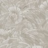Khroma|Wallpaper with beige leaf prints evoking the African jungle|Wallpaper