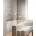 Khroma|Concrete Wallpaper with circular chain-like motifs|Wallpaper
