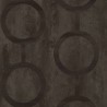 Khroma|Papier peint maillons circulaires fond pierre marron|Papier Peint