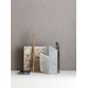 Khroma|Grey textile-effect Wallpaper with geometric forms|Wallpaper