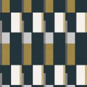 Khroma|Blau-gelbe Prisma-Geometrie-Tapete|Tapeten