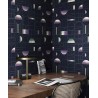 Khroma|Wallpaper with architectural shapes in blue, green and lilac|Wallpaper