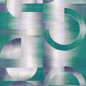 Papeldecor|Papier peint moderne avec formes coniques bleues et effet 3D|Papier Peint