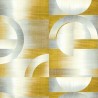 Khroma|Papier panoramique géométrique cercles et arcs jaunes III|Panoramiques