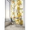 Khroma|Geometric wallmural with yellow circles and arches II|Wallmurals