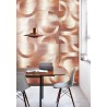 Khroma|Geometric wallmural with brown circles and arches III|Wallmurals