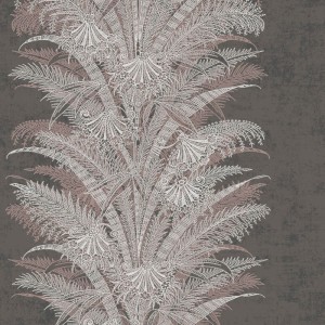 Eijffinger|Zigzag striped wallpaper in orange and brown|Wallpaper