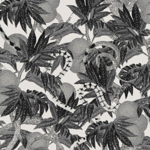 As Creation|Printed wallpaper roses and dahlias|Wallpaper