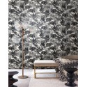 Khroma|Tropical Wallpaper with snakes in fruit trees black and white|Wallpaper