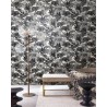 Khroma|Tropical Wallpaper with snakes in fruit trees black and white|Wallpaper