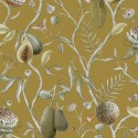 Khroma|Tropical fruit Wallpaper in mustard yellow|Wallpaper