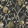 Khroma|Papel Pintado negro con papayas tropicales|Papel Pintado