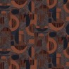 Khroma|Papier peint marron cuivré effet métallisé|Papier Peint