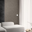 Khroma|Papier peint effet cuir marron éclat subtil|Imitation Peau