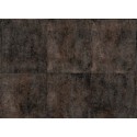 Khroma|Papier peint imitation carreaux marron foncé|Papier Peint