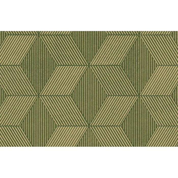 Khroma|Papel Pintado geométrico con rombos verdes y brillo sutil|Papel Pintado