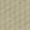 Khroma|Beige Geometrie-Tapete mit 3D-Rauten und Schimmer|Tapeten