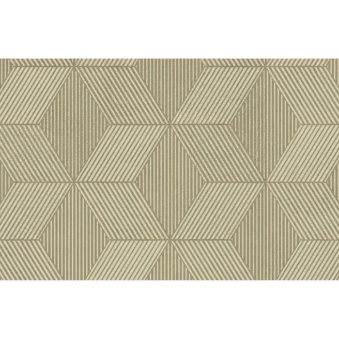 Khroma|Papel Pintado geométrico beige con rombos 3D y brillo|Papel Pintado