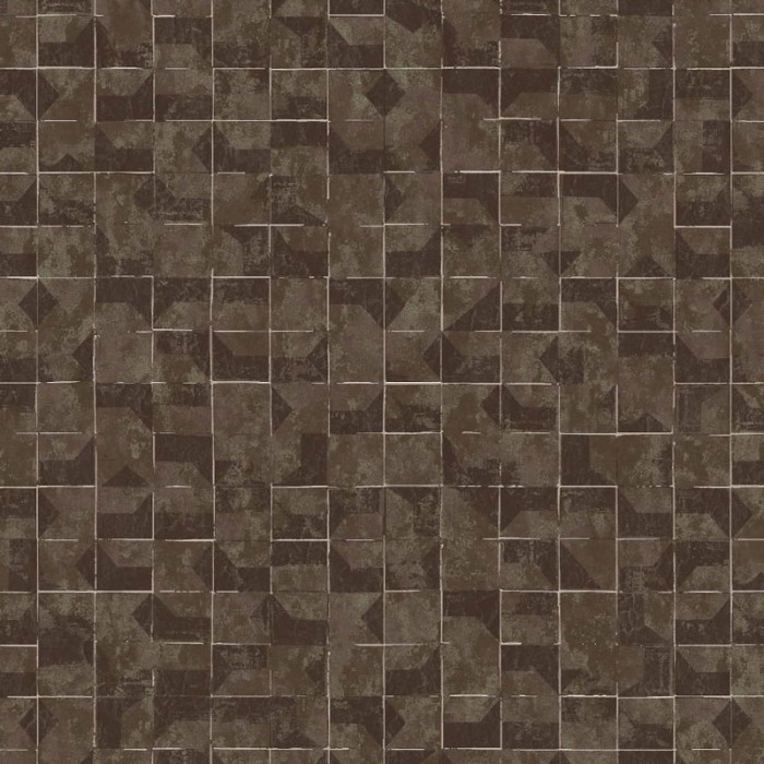Khroma|Papel Pintado imitación granito marrón estilo moderno|Papel Pintado