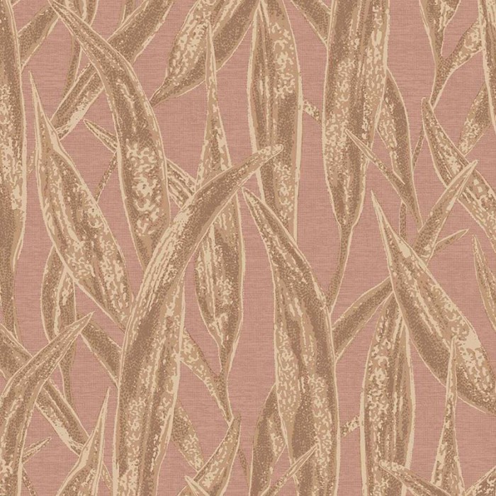 Papel pintado floral escandinavo rosa pastel cobre - Eijffinger Waterfront 300802