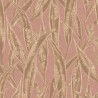 Papel pintado floral escandinavo rosa pastel cobre - Eijffinger Waterfront 300802