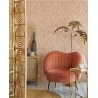 Eijffinger|Papier peint floral scandinave rose pastel et cuivre|Papier Peint