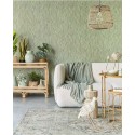 Eijffinger|Papier peint floral scandinave vert|Papier Peint