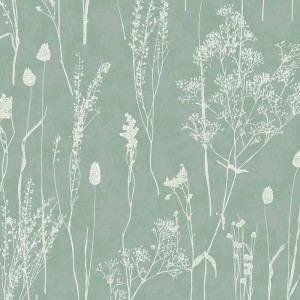 Borastapeter|Wallpaper green stems minimalist|Wallpaper
