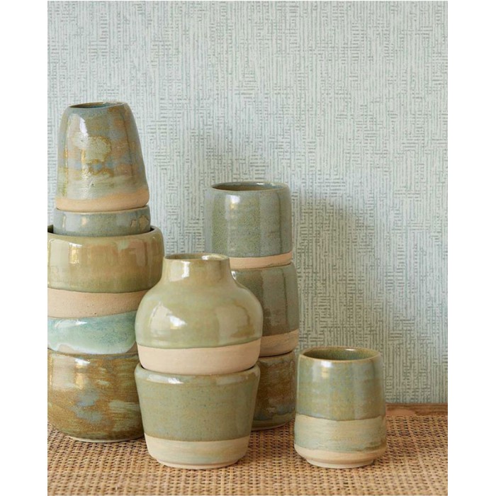 Eijffinger|Papel pintado escandinavo verde pastel funcional|Papel Pintado