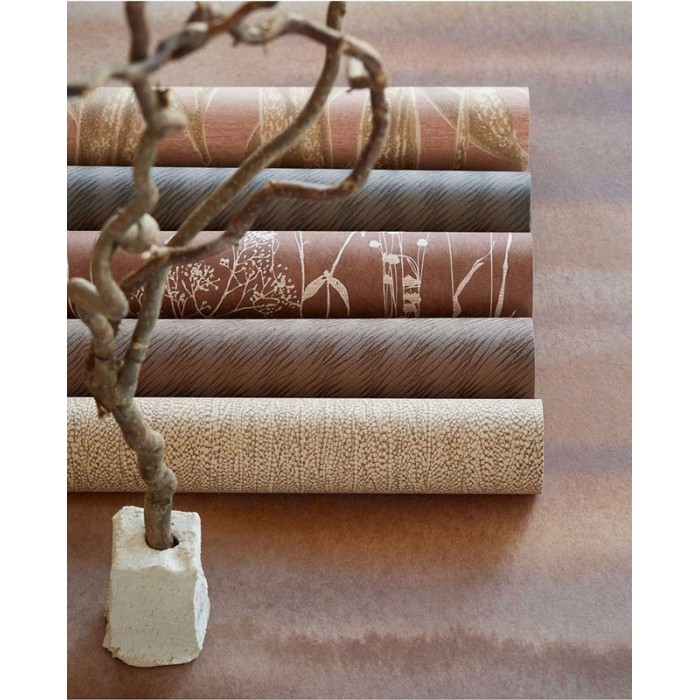 Eijffinger|Scandinavian wallpaper in copper brown|Wallpaper