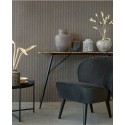 Eijffinger|Scandinavian wallpaper in dark brown|Wallpaper
