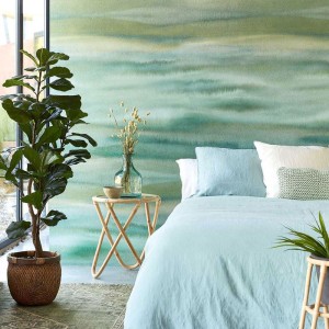 Eijffinger|Wall mural ethnic zebra skin blue|Wallmurals