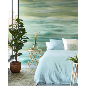 Eijffinger|Wall mural ethnic zebra skin blue|Wallmurals 2