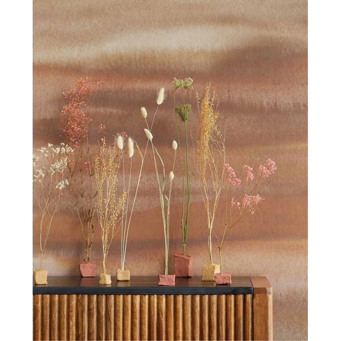 Eijffinger|Wall mural Scandinavian abstract brown pink copper|Wallmurals