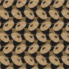 Papeldecor|Retro wallpaper in brown tones with black background|Wallpaper