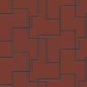 Papeldecor|Modern reddish-brown wallpaper with shiny silver lattice maze|Wallpaper
