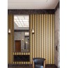 Papeldecor|Retro modern style wallpaper with yellow vertical stripes|Wallpaper