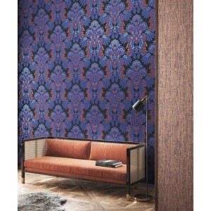 Pip Studio|White wallpaper with golden floral ornaments|Damask 2