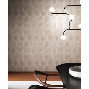 Caselio|Wallpaper with brown jute effect|Wallpaper 2