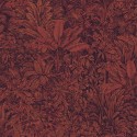 Papeldecor|Tropische Dschungeltapete Granat mit üppiger Vegetation|Tapeten