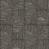 Papeldecor|Papier peint osier artisanal motifs géométriques gris pierre|Papier Peint