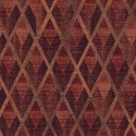Papeldecor|Bordeauxfarbenes Rautentapeten-Textileffekt im englischen Stil|Tapeten
