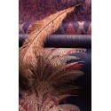 Papeldecor|Bordeauxfarbenes Rautentapeten-Textileffekt im englischen Stil|Tapeten
