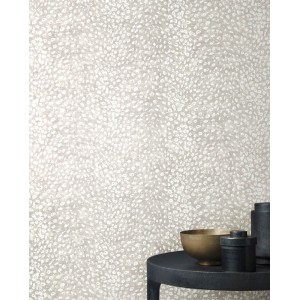 Elitis|Papier peint vinyle peau de poney beige noisette|Imitation Peau 2