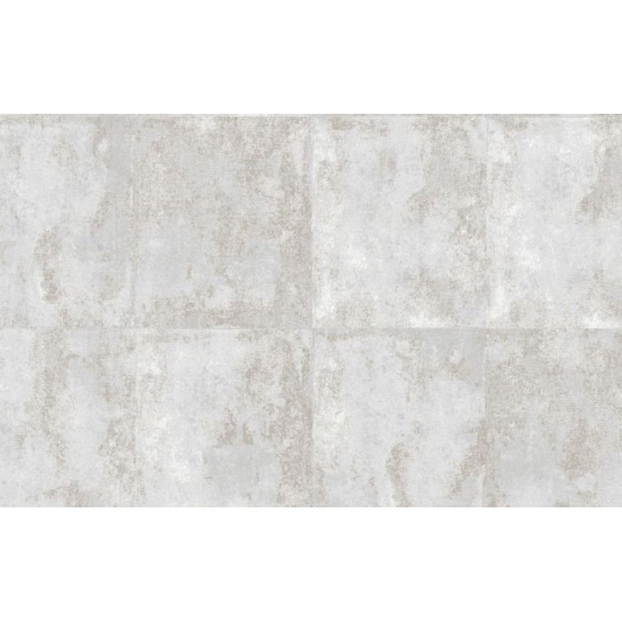 Papeldecor|Papier peint effet carrelage avec des patchs de plâtre blanc|Papier Peint