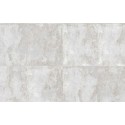 Papeldecor|Papier peint effet carrelage avec des patchs de plâtre blanc|Papier Peint