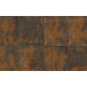 Papeldecor|Tapete gealterte Wandfliesen im Rost-Look|Tapeten