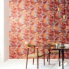 Papeldecor|Tropical palm leaf wallpaper with a modern touch and a delicate shine|Wallpaper