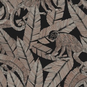 Elitis|Brown pony skin imitation wallpaper|Ethnic